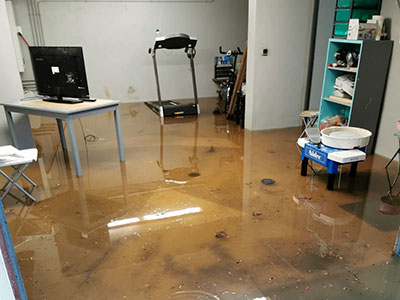 Inondation de garage à Marseille par remontée de nappe