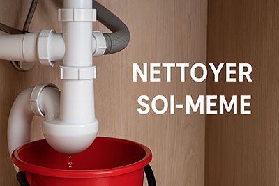 Comment nettoyer soi-même une petite fuite d’eau